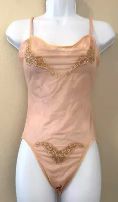 Danskin Vintage Leotard Peach Colored Size M Excellent Condition Please Read • $25