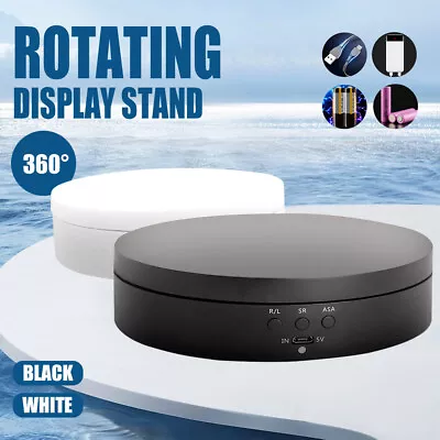 $19.75 • Buy Electric Turntable Display Stand Show Holder 360° Rotating For Jewelry Show