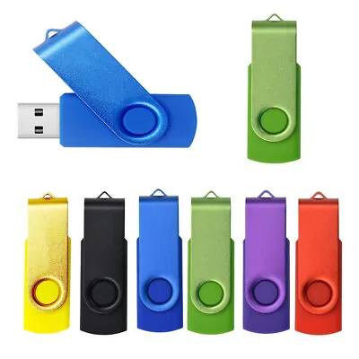 1-64 GB Swivel USB 2.0 Flash Memory Stick Pen Drive Storage Thumb U Disk NEW SP • $14.66