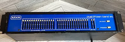 MXR 124 2 Channel 15 Band Dual 2/3 Octave Equalizer Eq PARTS ONLY!￼￼￼ • $69.99