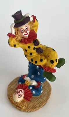 K's Collection Hand Painted Clowns Sitting On Another's Feet Figurine • $19.99