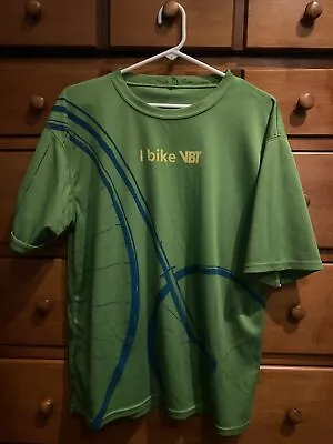 I Bike VBT 2012 Cycling Jersey T Shirt Green Size Mens Large (z4) • $22.39