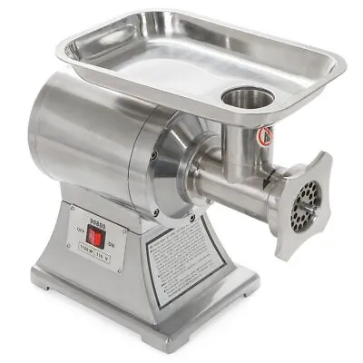 Barton Commercial #12 Meat Grinder W/ Cutting Blade Electric Stainless Steel • $239.95