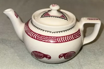 Pipestone Ancient Mimbreno Indian Santa Fe Dining Car Teapot 5” • $99.97