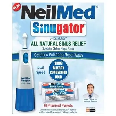 Neilmed Sinugator Cordless Pulsating Nasal Wash • £32.35
