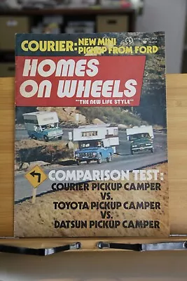 Homes On Wheels 1972 April Magazine Vintage RV Camper Mobile Home Small Pickup • $33.25