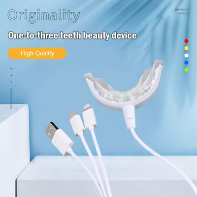 $13.41 • Buy 3in1 Teeth Whitening Lamp 16 Lights Portable USB Rechargeable Blue Light O'hw GJ