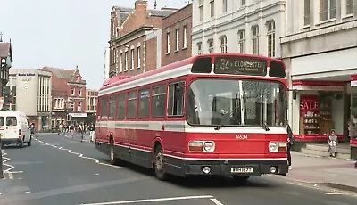 Colour Negative National Welsh Leyland National WUH167T Red & White • £1.15