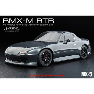 MST 1/10 RMX M MX-5 Grey PrePainted Body Brushless RWD RTR Drift Car EP#543001GR • $377.77