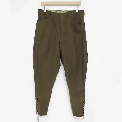 Us Army Buckle Back Field Trousers Wool Jodhpurs 1910's Size 32x27 • $250