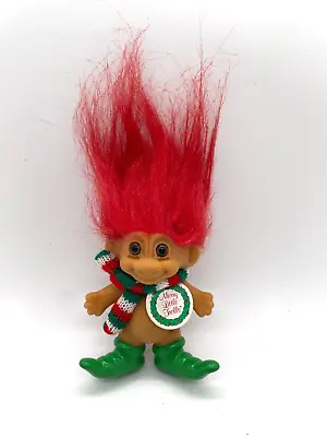 Vintage Russ Christmas - Merry Little Trolls Doll Stands 3  Tall W/original Tag • $15