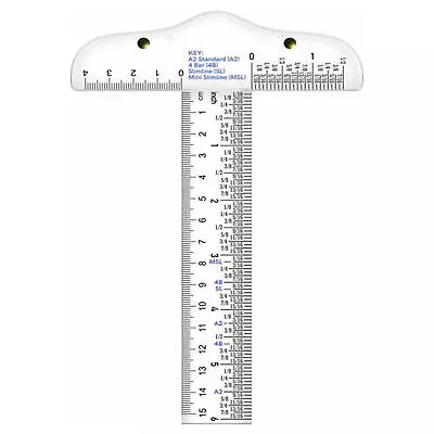 T Square Ruler Acrylic Clear Ruler For Drawing 6 Inches T-Ruler For Drafting • $11.89