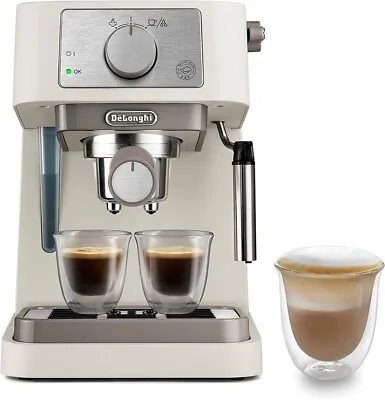 De'Longhi EC260.CR Manual Coffee Machine Espresso Maker Stilosa 1L 1100w Cream • £72.99