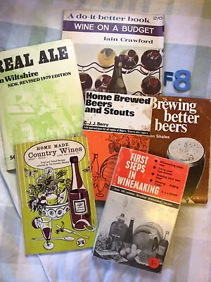 £39.99 • Buy Vintage Joblot Of Home Brewing And Wine Making Books