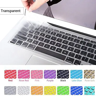 £2.27 • Buy New Soft Silicone Keyboard Skin Cover Film For Apple Macbook Retina 12  Air 11 
