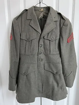 1951 Marine Corps  Wool Uniform Jacket USMC 34 R • $39.99