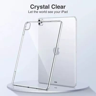 £4.99 • Buy Apple IPad Air 1 2 3 5th 6th 7th 8th Gen Case Cover Transparent Clear Silicone