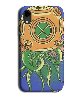 Diving Octopus Phone Case Cover Submarine Helmet Green Underwater Fish E423  • £14.95