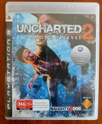 Uncharted 2  - Among Thieves  PS3  Playstation 3  Game  • $9.95