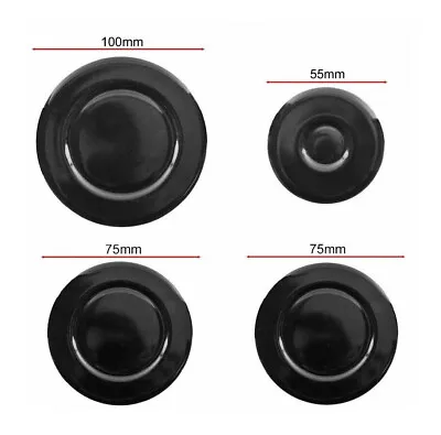 4X Set Of Cooker Oven Gas Hob Rapid Burner Flame Caps Crown Ring Tops Covers • £12.95