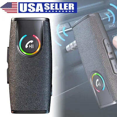 Bluetooth 5.3 Audio Music Receiver Wireless Handsfree 3.5mm AUX Home Car Adapter • $12.38