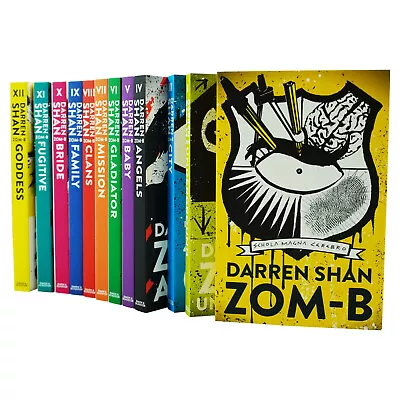 Zom-B 12 Books Collection Set By Darren Shan - Ages 12+ - Paperback • £23.39