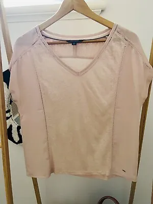 Tommy Hilfiger Powder Pink Top Size M • $20