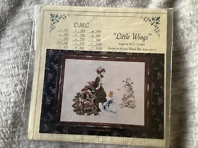 Lavender & Lace Victorian Design Cross Stitch Chart “ Little Wings” From 1989 • £5.99