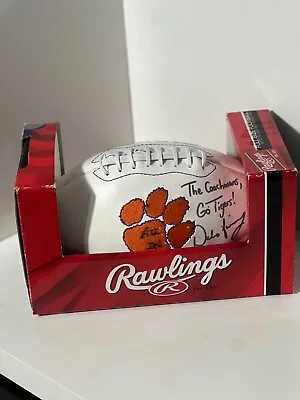 Dabo Swinney Signed Clemson Tigers Football Insc • $166