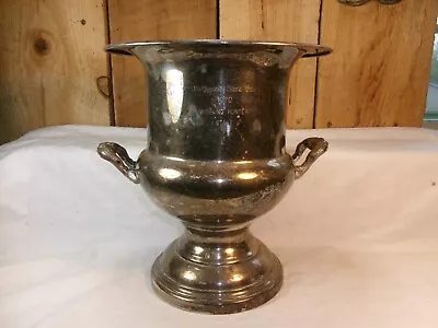 Vintage Awards Inc Silverplated Ice Bucket Trophy ~ 1970 Minnesota State Fair • $129.99