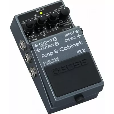 BOSS IR-2 Amp & Cabinet Guitar Amp Simulator / Cabinet IR Loader Compact Pedal- • $119.98