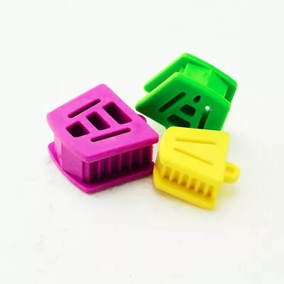  3 Pcs Dental Silicone Latex Mouth Prop Bite Blocks 3 Colors Large Small Medium • $3.62