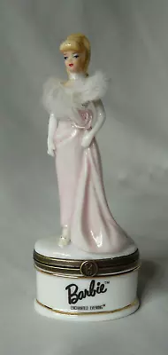 PHB Midwest Of Cannon Falls Porcelain Barbie “Enchanted Evening” Trinket Box • $20