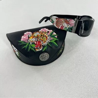 Ed Hardy Tiger Sunglasses And Case • $150