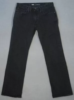 WC07431 GREAT **VANS** OFF THE WALL RELAXED FIT JEANS 30X30 (msr 30 X29 ) BLACK • $20