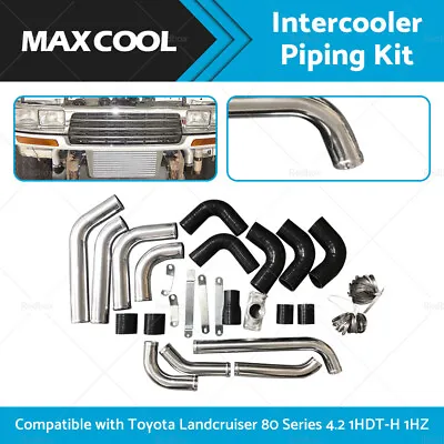 Intercooler Piping Kit Suitable For Toyota Landcruiser 80 Series 4.2 1HDT-H 1HZ • $538.90