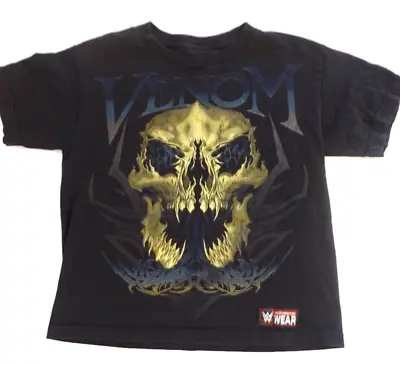 WWE Authentic Wrestling Randy Orton Venom Shirt Boys Large Graphic Print • £8.31