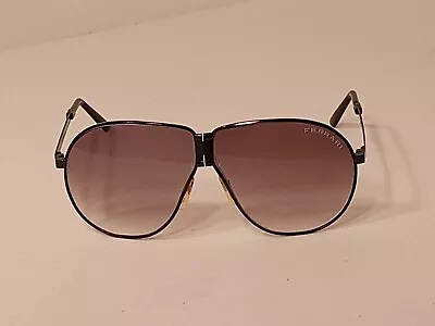 Vintage 1980s Ferrari Folding Sunglasses & Case Aviator   • $51.26