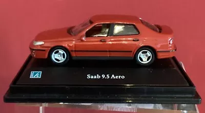 Cararama Diecast Saab 9.5 Aero 1/72 Red Model Car Boxed • £12.99