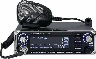 Uniden BearTracker 885 Hybrid CB Radio Digital Police Scanner W/GPS & Antenna • $399.99