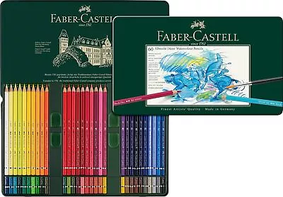 Faber-Castell 60-Piece Albrecht Durer Watercolor Pencil Tin • $117.52