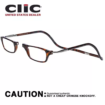 CliC XXL Magnetic Reading Glasses TORTOISE +1.25 Magnification • $1064.95