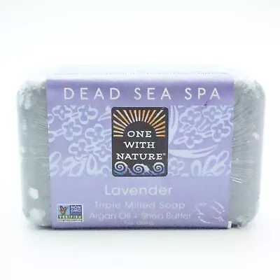 One With Nature Dead Sea Minerals Triple Milled Bar Soap Lavender • $8.89