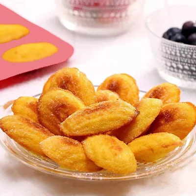 20 Cells Madeleine Cake Mold Shell Shaped Silicone Baking Cookie Biscuit Mold TQ • £7.21