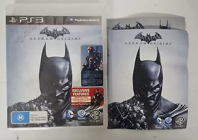 ✅ Batman Arkham Origins With Manual (PlayStation 3 PS3 ) FAST FREE POST ✅ • $19.95