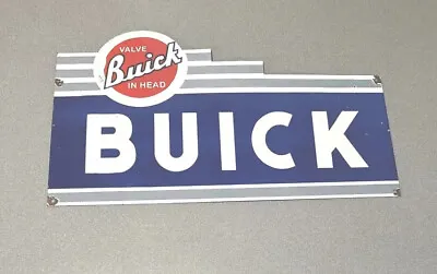 Vintage 30” Buick Dealership Porcelain Sign Car Gas Truck Gasoline Oil • $599.99