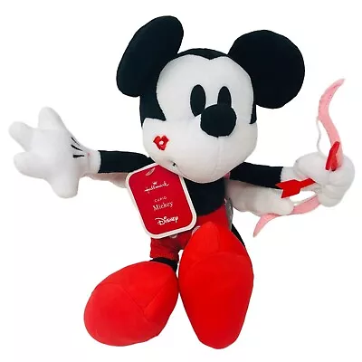 Hallmark Disney Valentine Disney Cupid Mickey Mouse Plush Stuffed Animal • $19.98