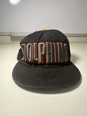 Miami Dolphins Vintage Logo New Era Snapback Hat Adjustable Team NFL • $10