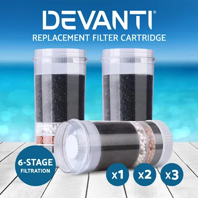 Devanti Water Cooler Filter Purifier System Ceramic Carbon Mineral Cartridge • $32.95