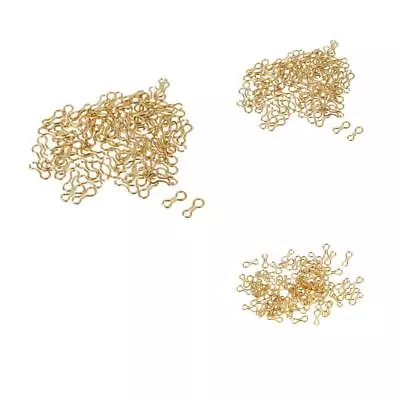 300pcs Brass Sinker Eyes Eyelets For   Weight Molds Fishing Tackle S M L • $26.13